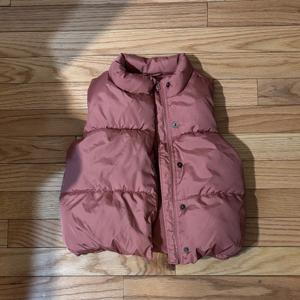 Old Navy Kids Puffer Vest Dusty Rose Size 3T